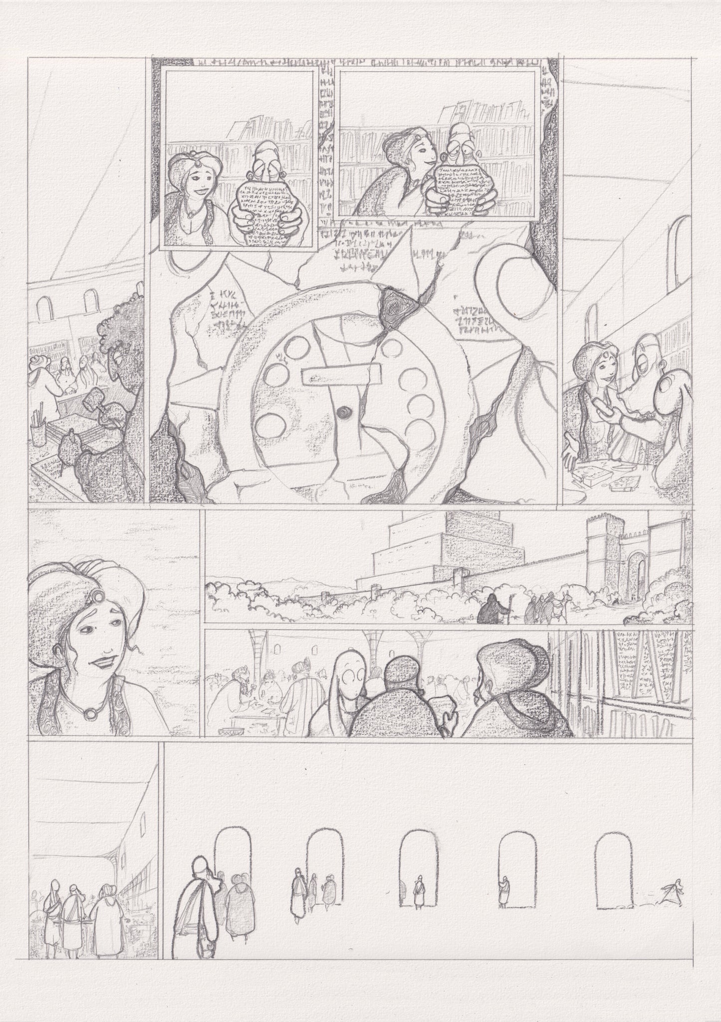 Geographia - Planche originale n°12