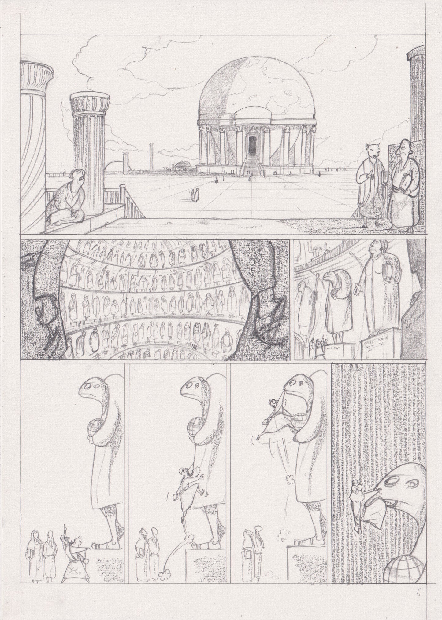 Geographia - Planche originale n°6