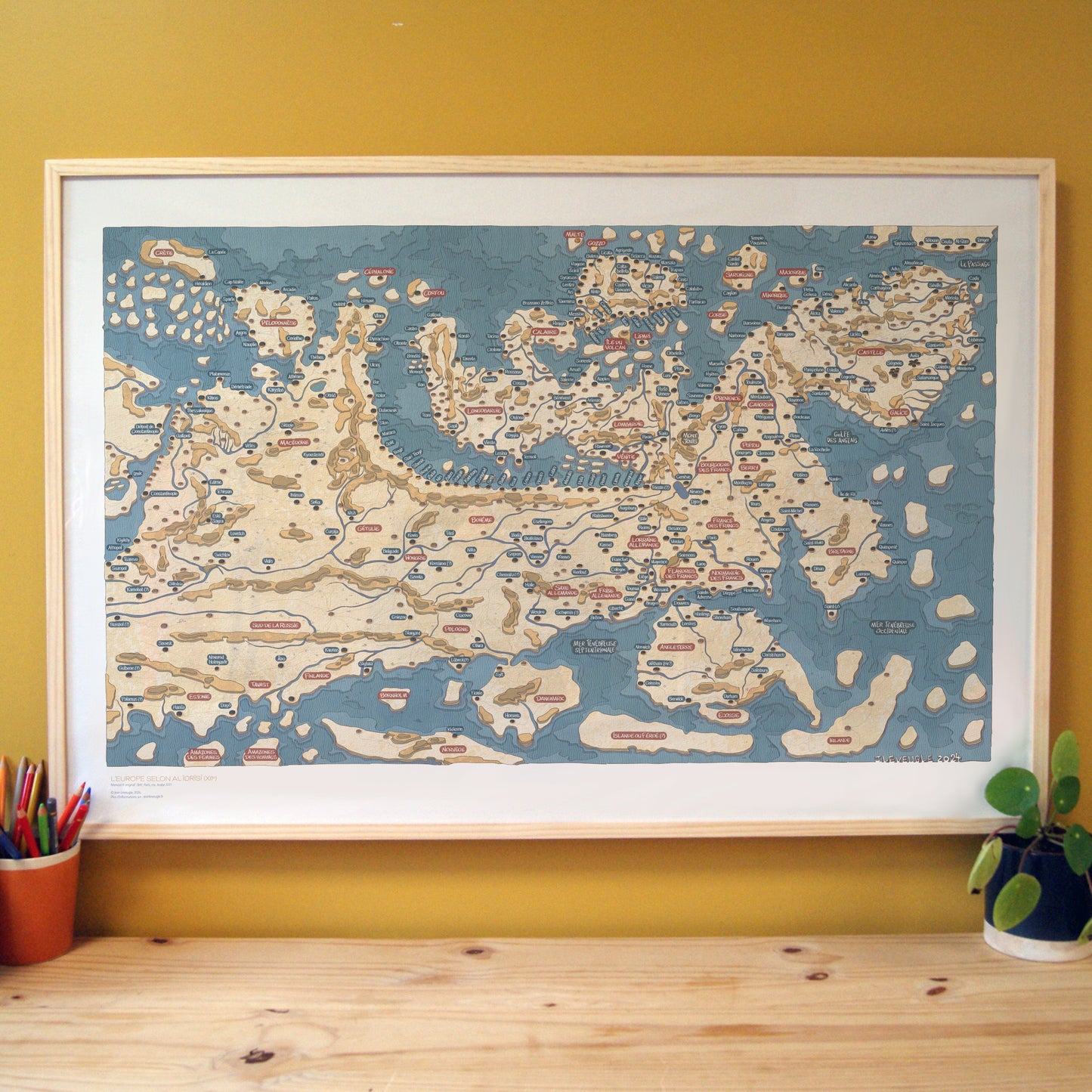 L'Europe selon Al Idrīsī (XIIe)