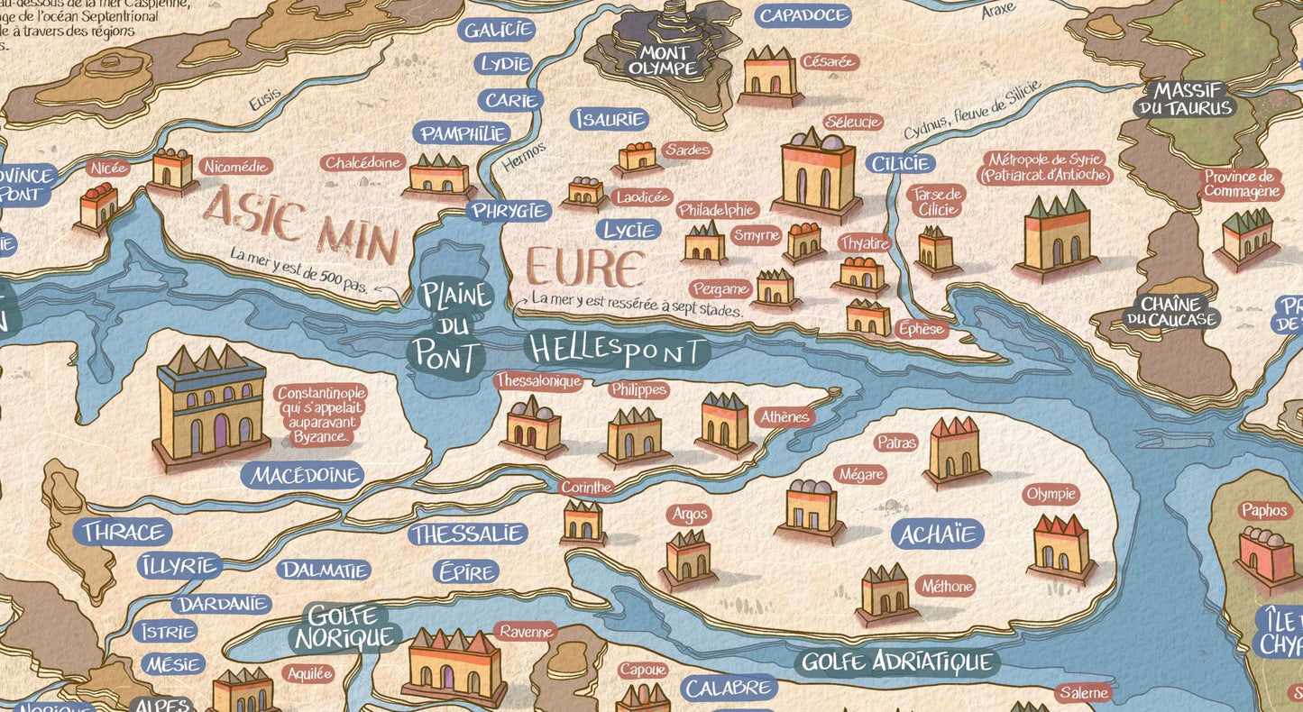 Mappemonde du Beatus de Saint-Sever (XIe)