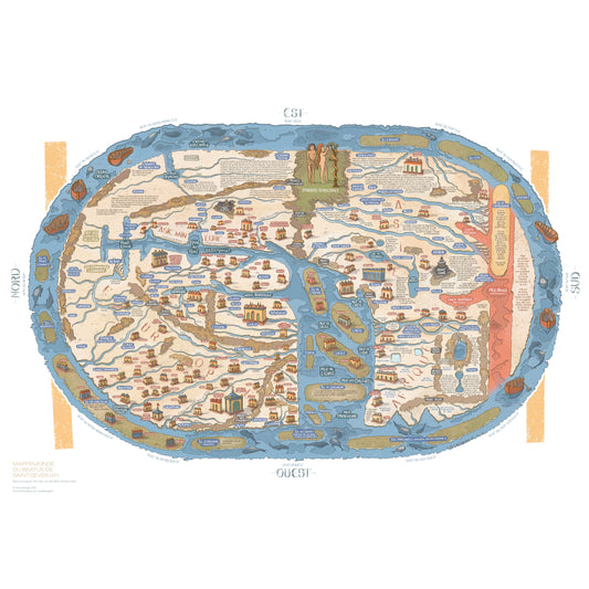 Mappemonde du Beatus de Saint-Sever (XIe)